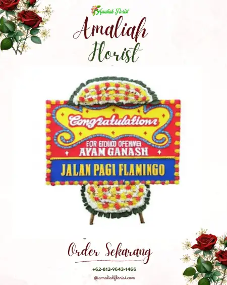 Sewa Papan Bunga Lembar