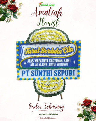 Papan Bunga Duka di Lembar